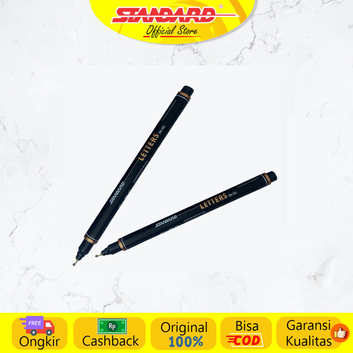 

STANDARD PEN LETTERS SL03 BLACK ISI 12 PCS