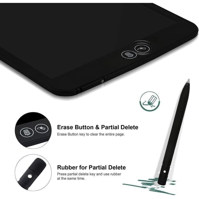 

PAPAN TULIS ANAK-DEWASA LCD WRITING TABLET 12"DGN PARTIAL DELETE WARNA