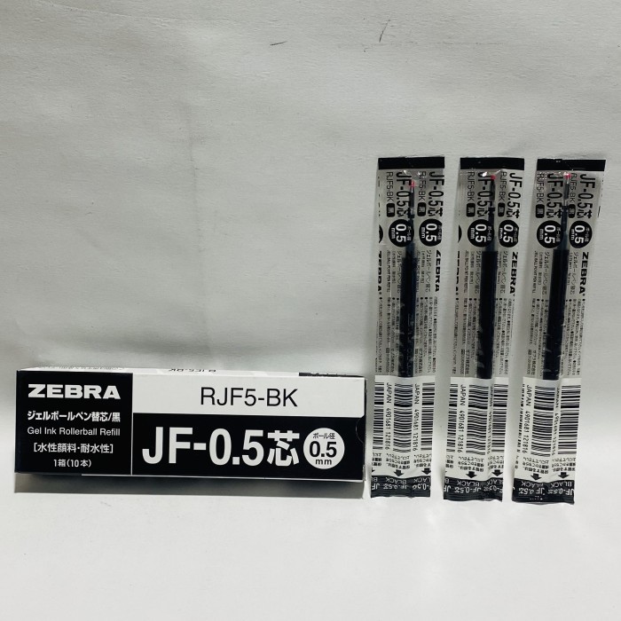

REFILL PULPEN ZEBRA SARASA CLIP 0,5 MM HITAM / 1 BOX ISI 10 PCS