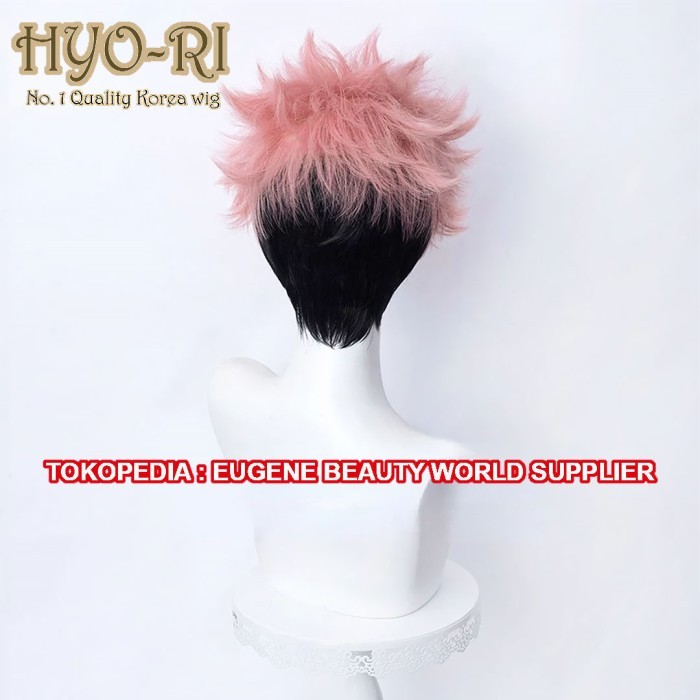READY STOK - WIG COSPLAY JUJUTSU KAISEN SUKUNA ITADORI YUJI ITADORI