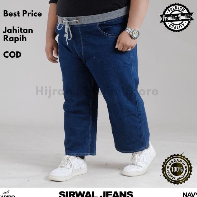 Celana Sirwal Sunah Cingkrang Pria / Sirwal Kamil Jeans Jumbo Celana Sholat Jacksonian124