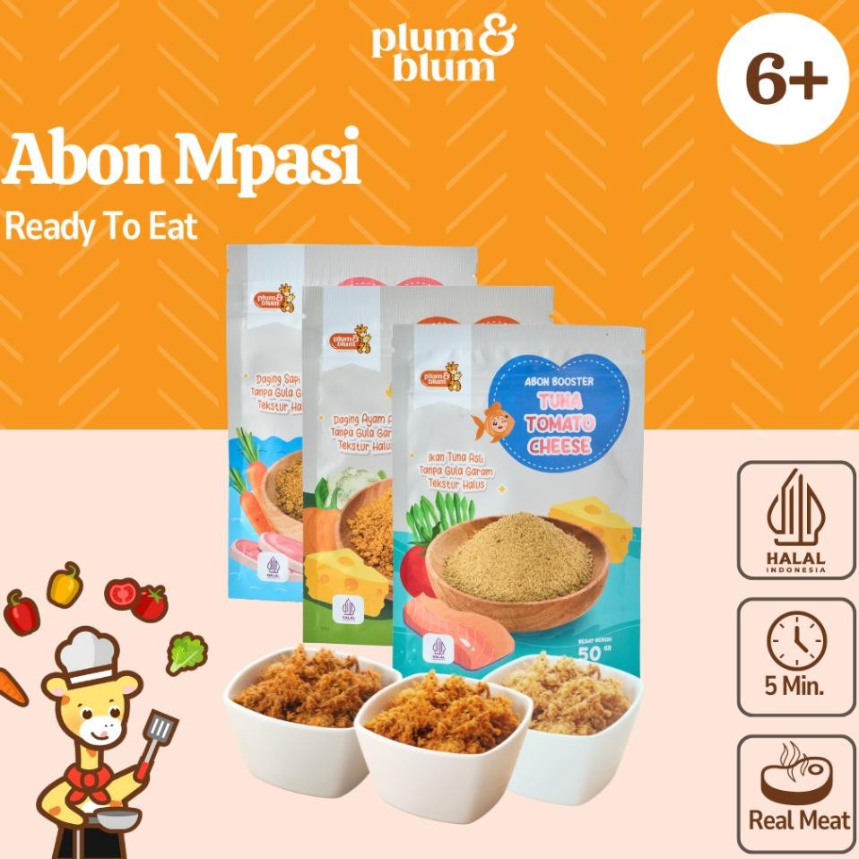 

Plum Blum Mpai Abon Cheee Booter Api Ayam Ian No Mg 50 Gram