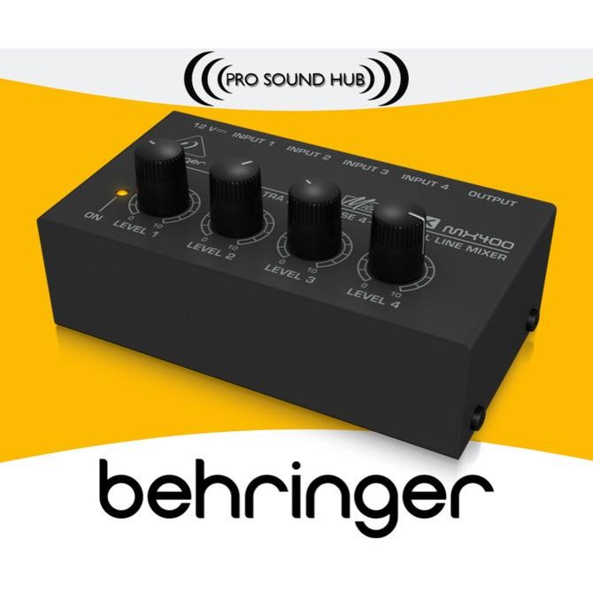 Promo Behringer Mx400 Mixer 4 Channel Ultra Low-Noise
