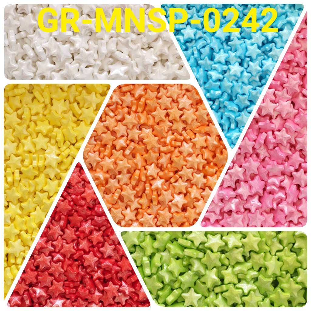 

GR-MNSP-0242 Sprinkles trimit springkel 10gr bintang orange kuning (SPRINKLES)