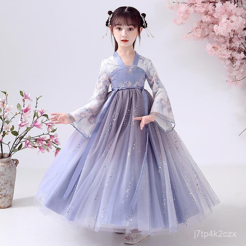 Gaun Hanfu Tradisional Cina untuk Gadis