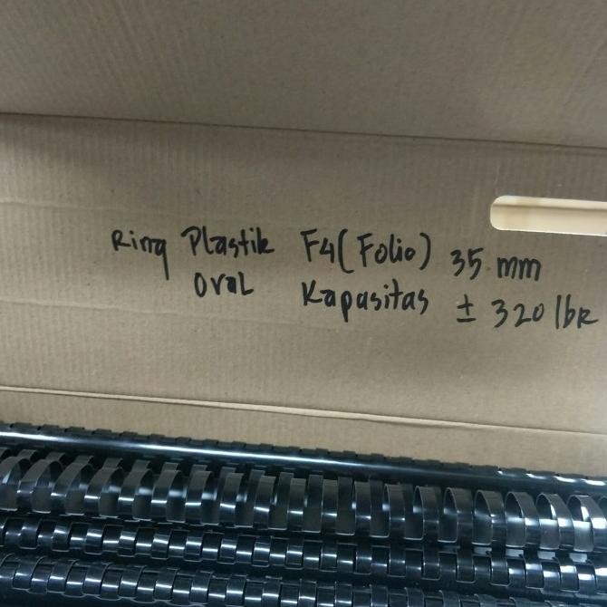 

Promo Spiral Jilid Plastik 35 mm Folio F4 / Dus isi 50 COD