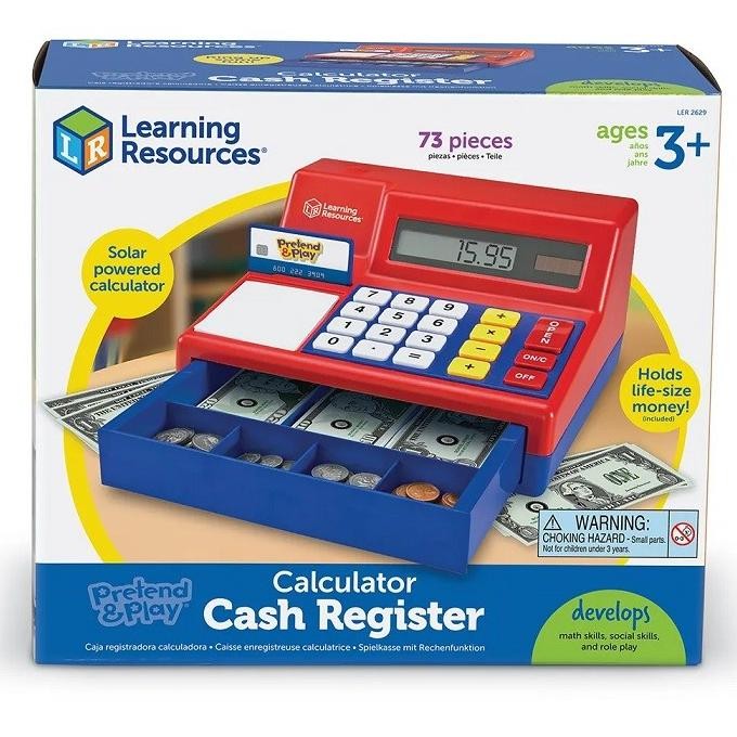 

Learning Resources Pretend & Play Calculator Cash Register