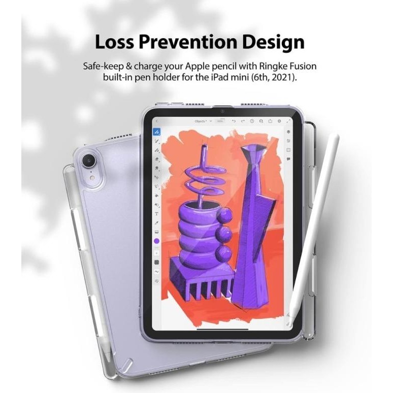 

Terlaris Case Ipad Mini 7 6 2021 2024 Ringke Fusion Soft Casing Apple Pencil Holder Protective Cover Casing Ready Stok
