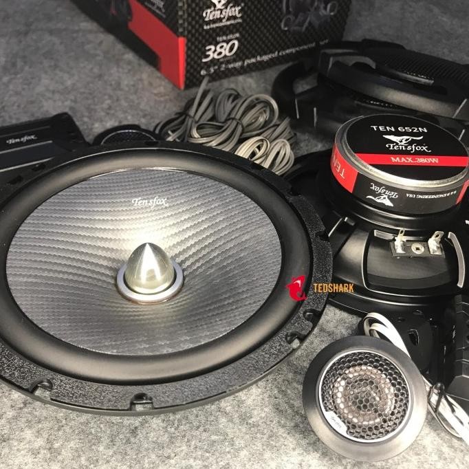 Promo Tensfox Ten 652N 6.5" 2 Way Component Set Speaker 380W COD