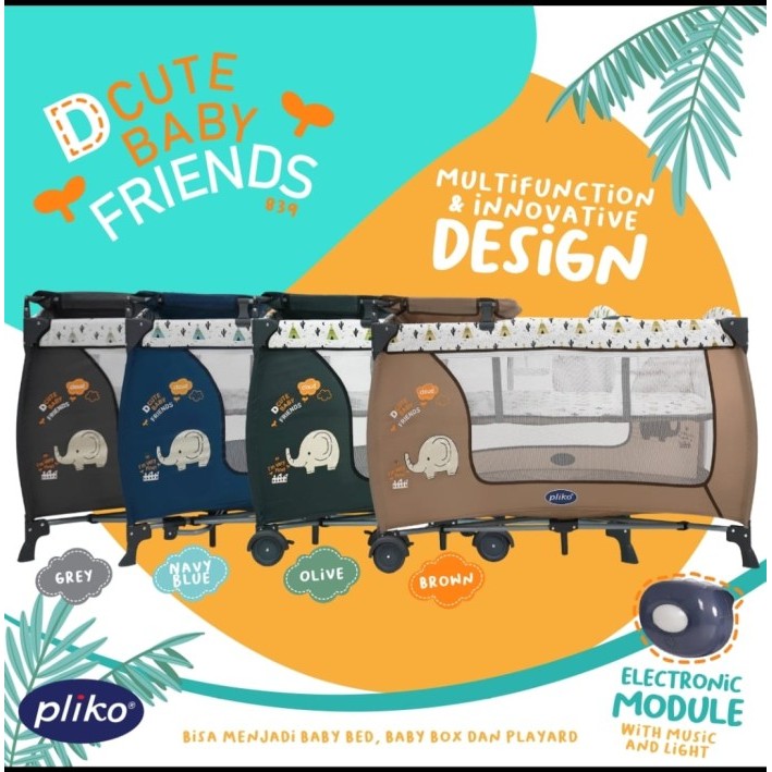 Baby Box Pliko Cute Baby B839XLR Tempat Ranjang Tidur Bayi