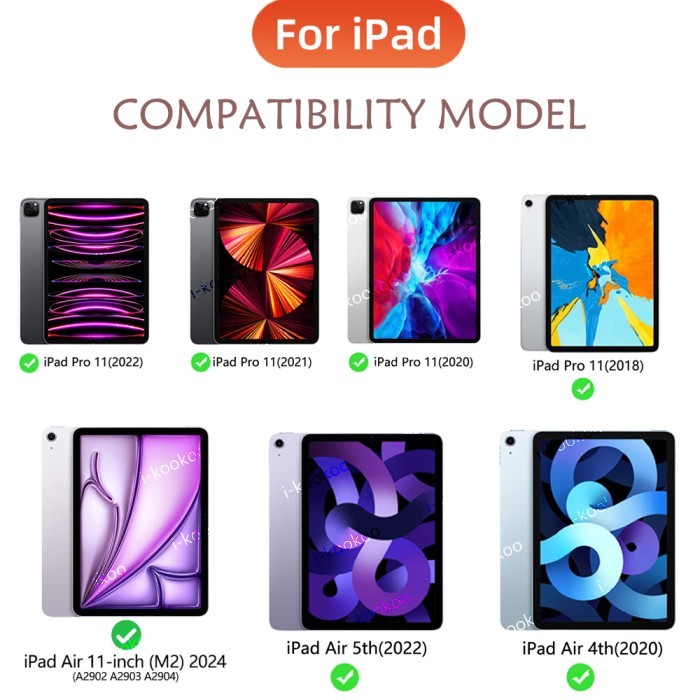 Pink iPad Keyboard Case iPad Air 5/Air 4-10.9,Case iPad Pro 11 inch