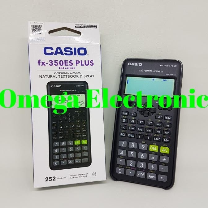 

Casio FX 350 ES PLUS Scientific Calculator Kalkulator Sekolah Kuliah