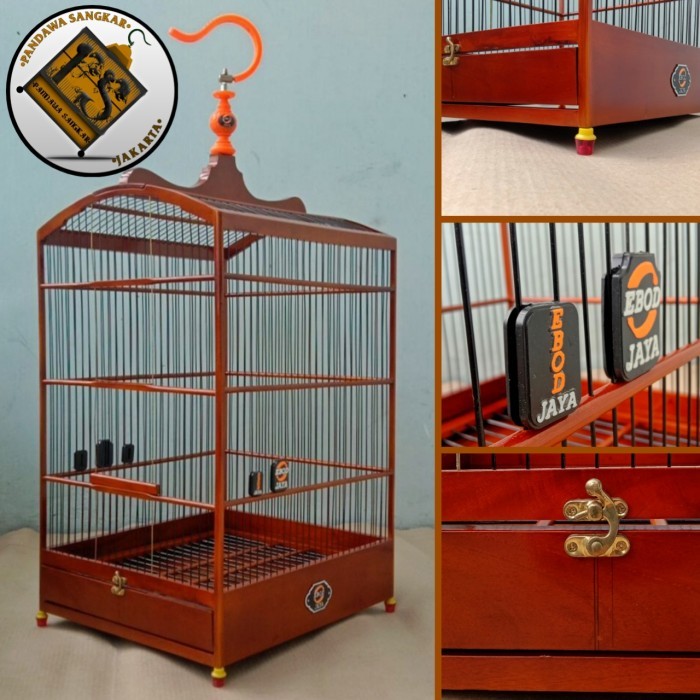 SANGKAR/KANDANG KOTAK EBOD NATURAL NO 2