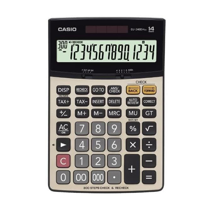 

Kalkulator Meja CASIO DJ-240D Plus Desktop Check & Correct Calculator