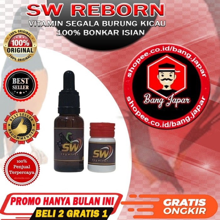 SW SKYWINGS REBORN skwings cair vitamin burung .
