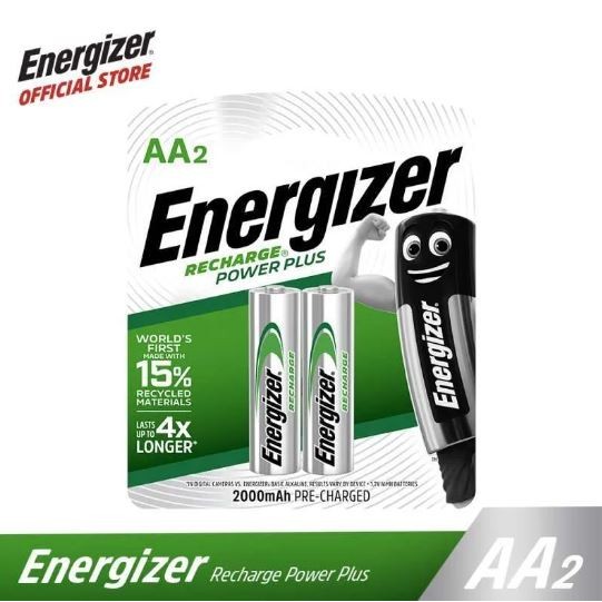 Baterai / Batre Energizer Recharge Aa / Cas Ulang 2000Mah