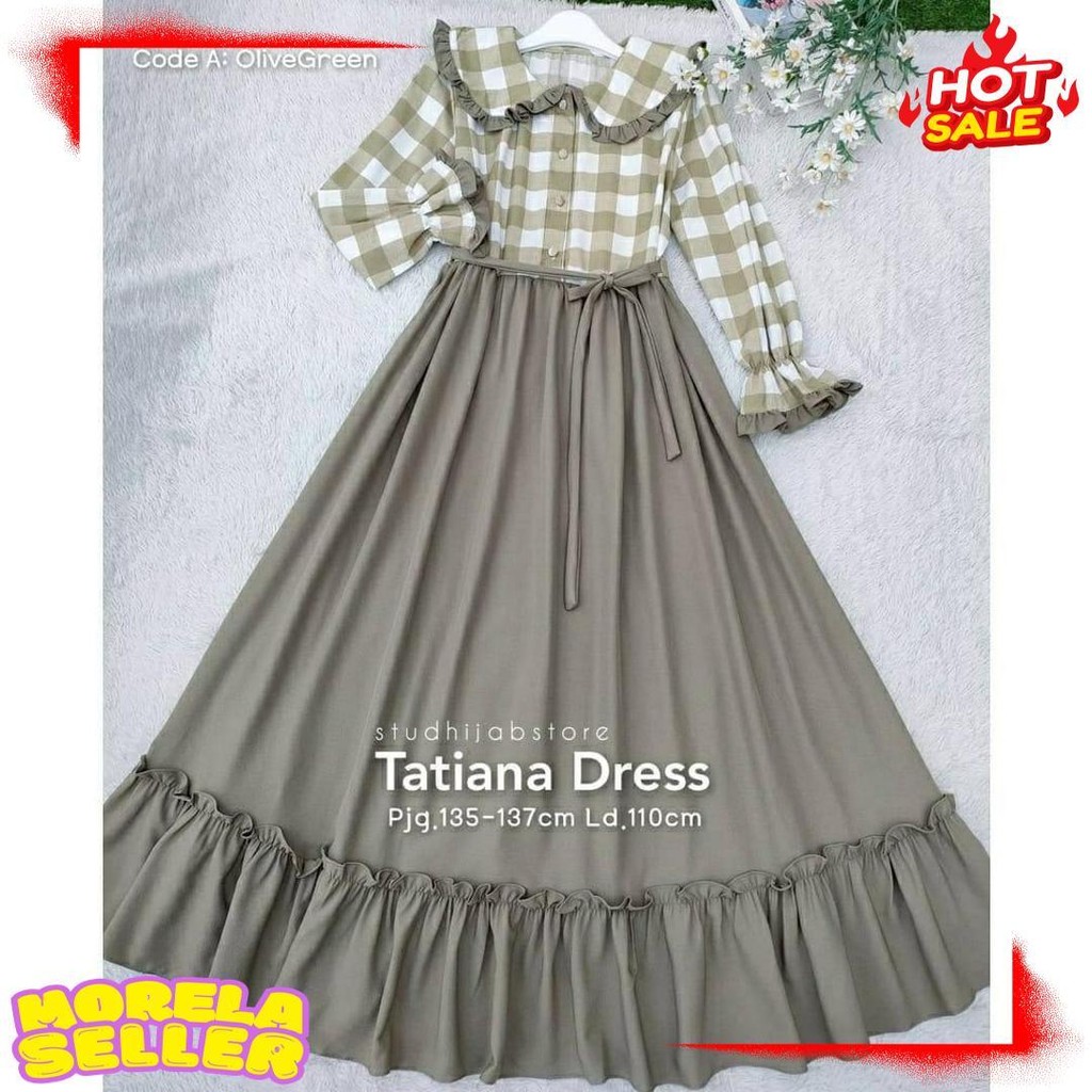 Tatiana Dress Gamis Anak Tanggung Terbaru Baju Muslim Anak Baju Gamis Kore Style Diskon
