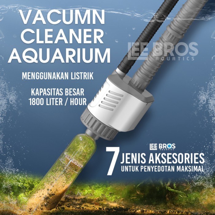 Vacuum Aquarium dan Kolam / Siphon Gravel Aquascape / Electric Vacumn