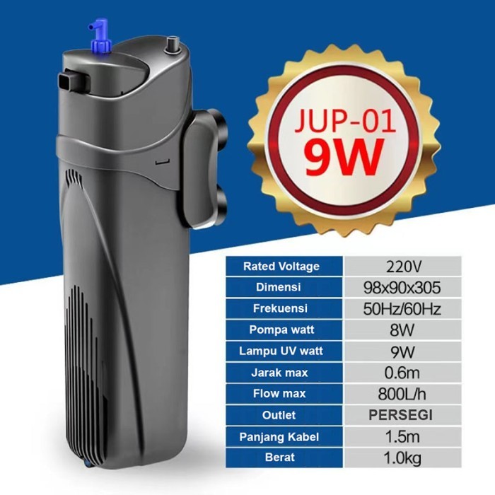 SUNSUN JUP 01 02 Pompa Filter UV Aquarium Lampu UV Aquarium Internal