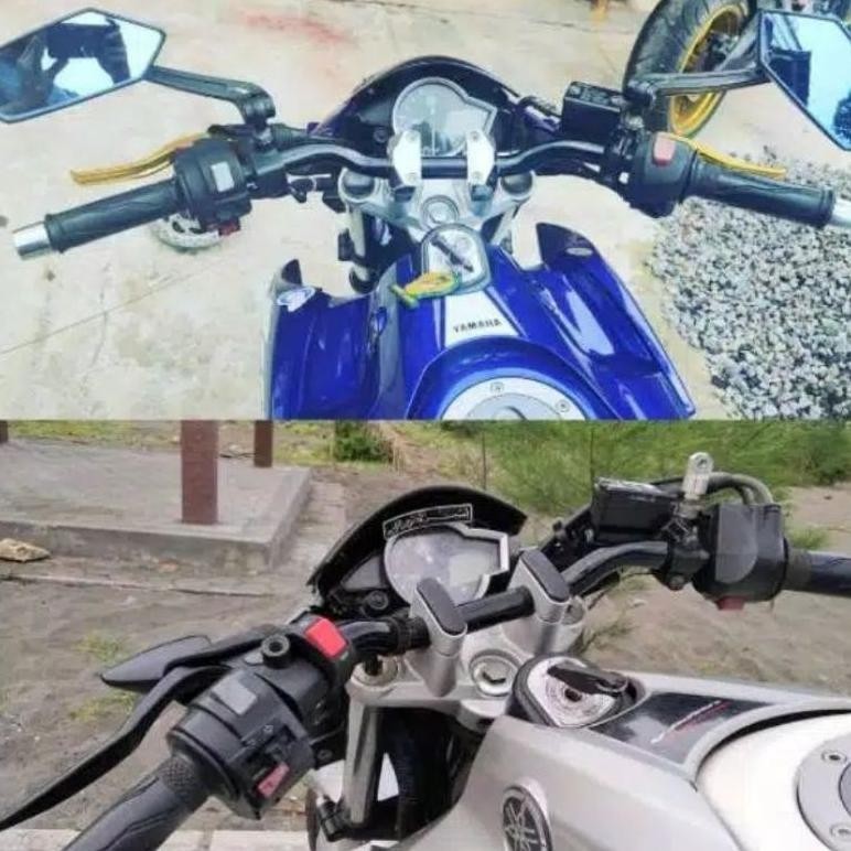 Termurah Stang Rzr Pnp Satria Fu Vixion Cb150R Rx King Megapro Plus Raiser Dudukan Stang Cnc Univers