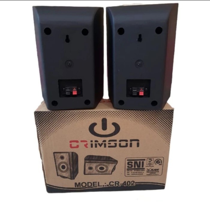 speaker 4 inch pasif crimson cr 402 sepasang speaker original Terbaru Berkualitas