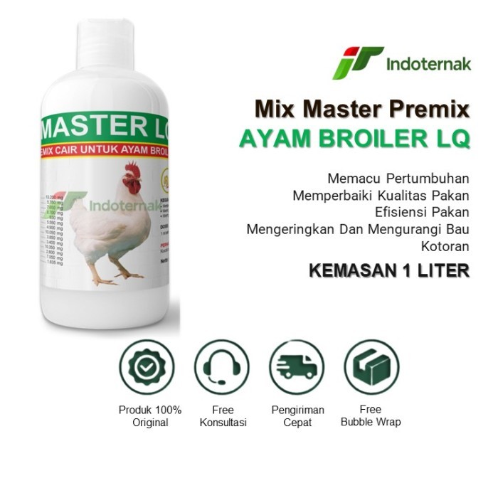 Mix Master LQ Broiler - Premix Cair Untuk Broiler