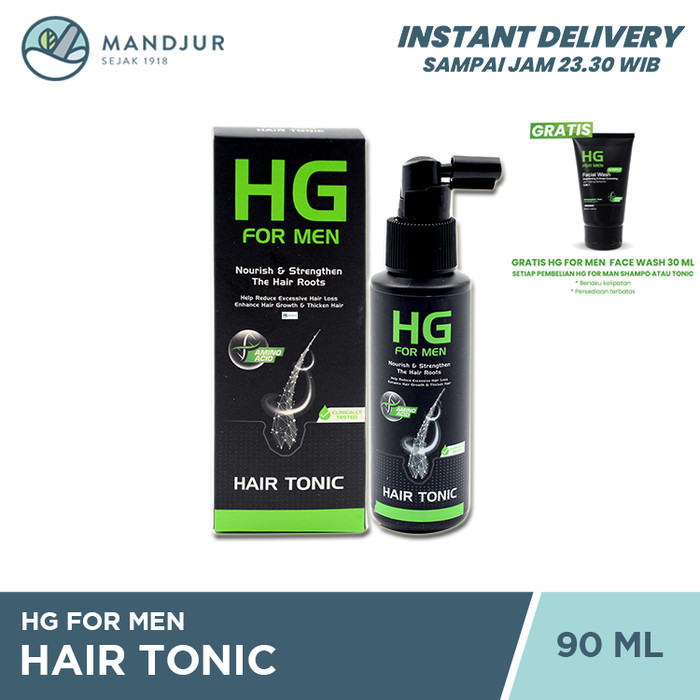 HG For Men Hair Tonic 90 ML - Vitamin Rambut Rontok
