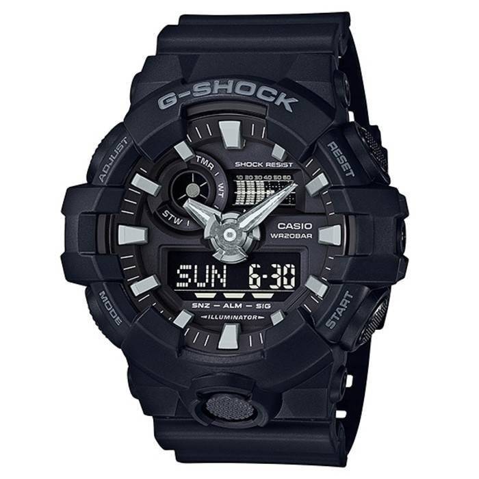 Casio G-Shock Ga-700-1B / Gshock Ga700-1B Original & Bergaransi