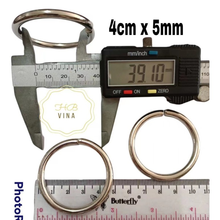 Ring Besi Tas / Ring Bulat 4Cm