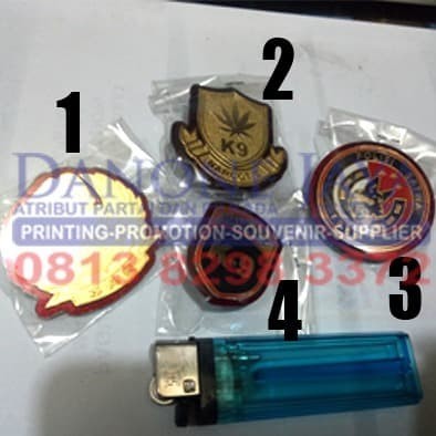 pin emblem polisi satwa k9 / k nine