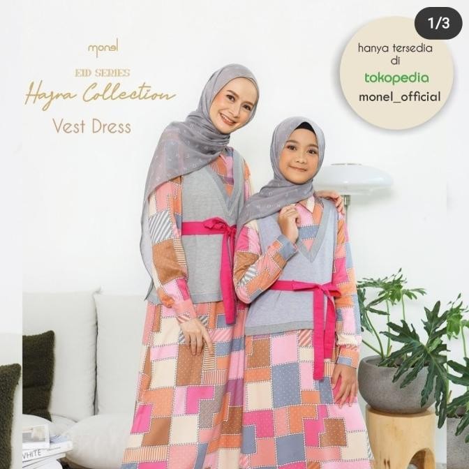 Gamis Casual Anak Perempuan Vest Dress For Kids By Monel Novitaasni3