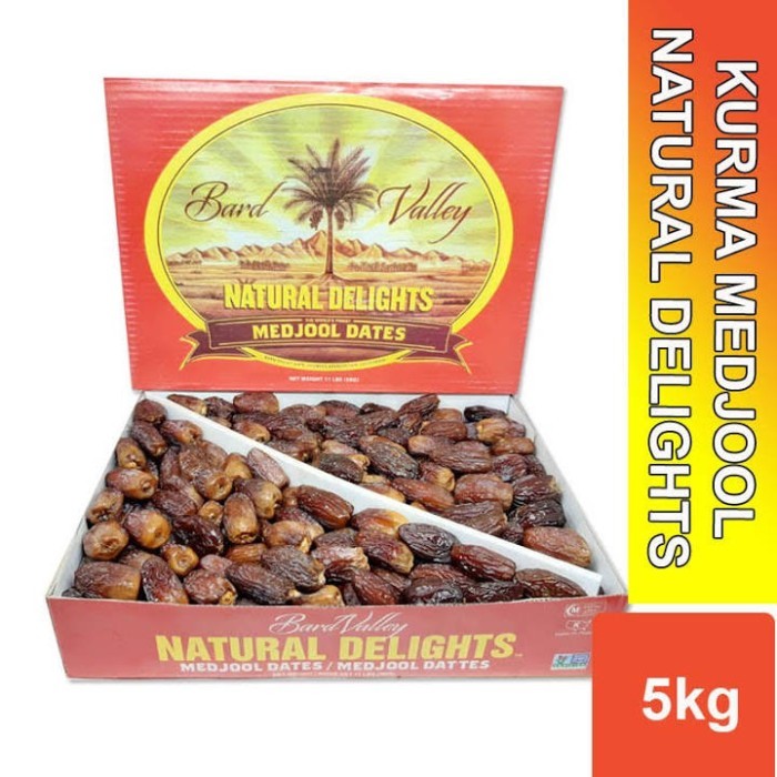 

kurma bard valley medjool 5kg/korma natural delights medjol 5kg