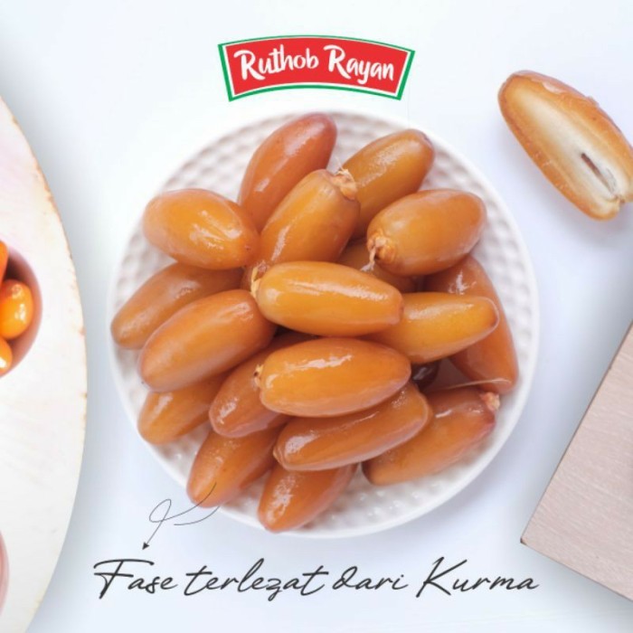 

kurma ruthob rayyan 1kg / ruthab royan 1kg / Kurma muda frozen beku