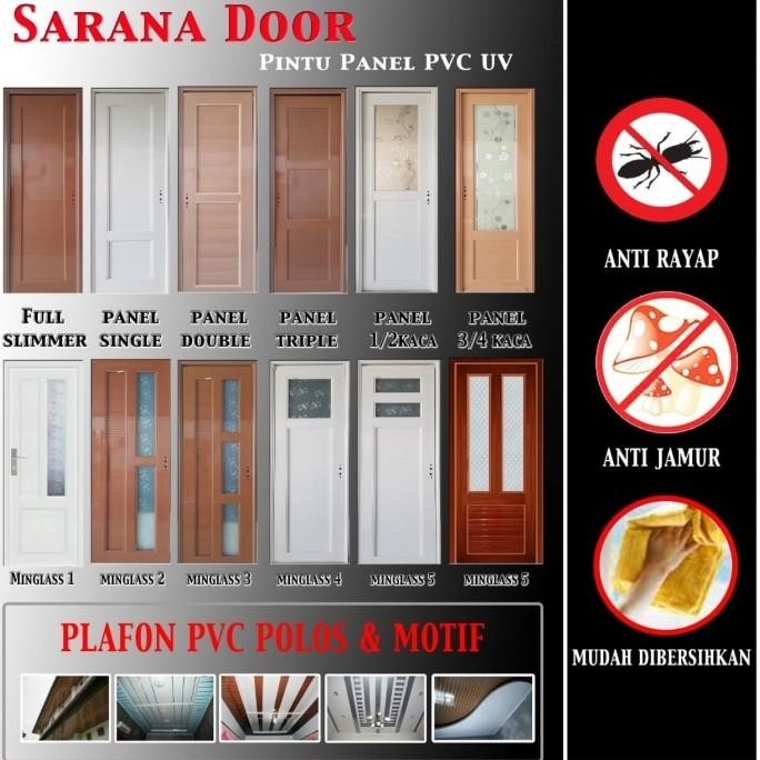 Pintu Pvc Uv Resinya Saja Ukuran Kusen 80 X 210 Hanyasebentar12