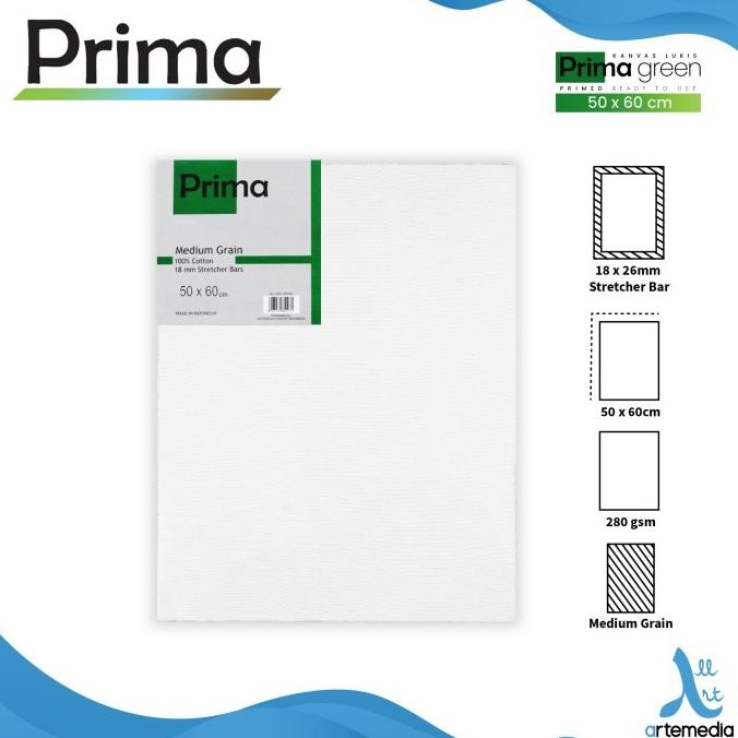 

KANVAS LUKIS PRIMA GREEN 50X60CM COTTON CANVAS