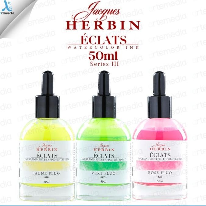 

BISA E-KATALOG! Herbin Eclats Watercolor Ink 50 ml Drawing Tinta Cat Air Kaligrafi 3/3