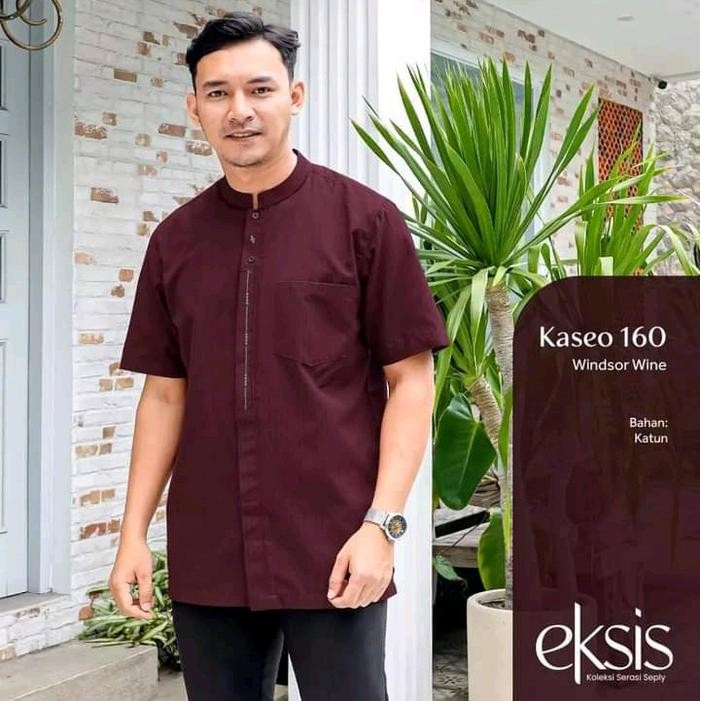 Promo Kaseo 160 Selia 115 Kliko 115 Windsor Wine Bahan Katun Lengan Pendek By Seply