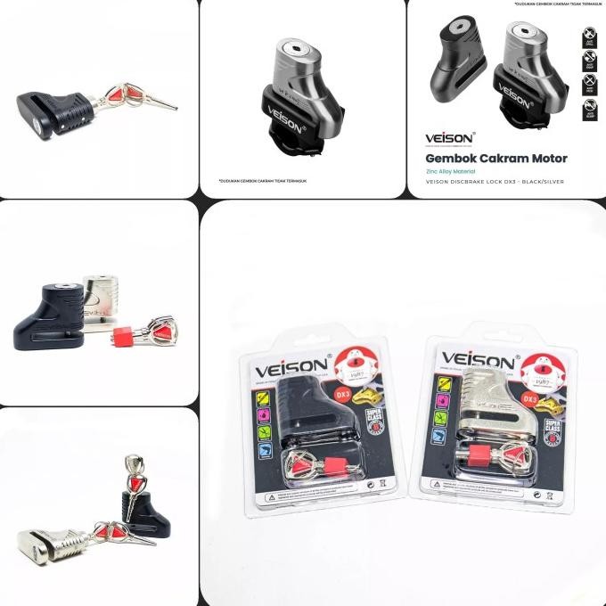 GEMBOK CAKRAM MOTOR GEMBOK DISK VEISON DX3 KUALITAS PREMIUM