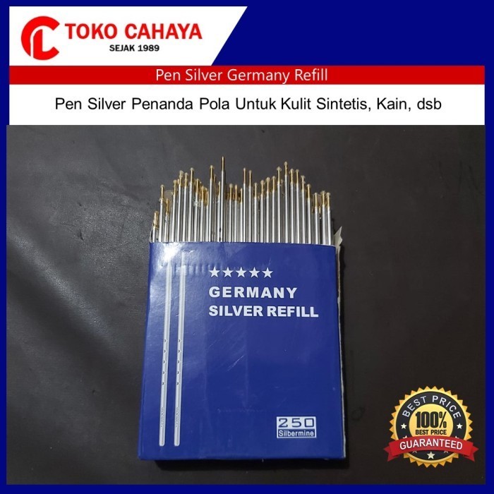

Silver Pen Germany Refill Pen Penanda Pola Isi 250 Pcs