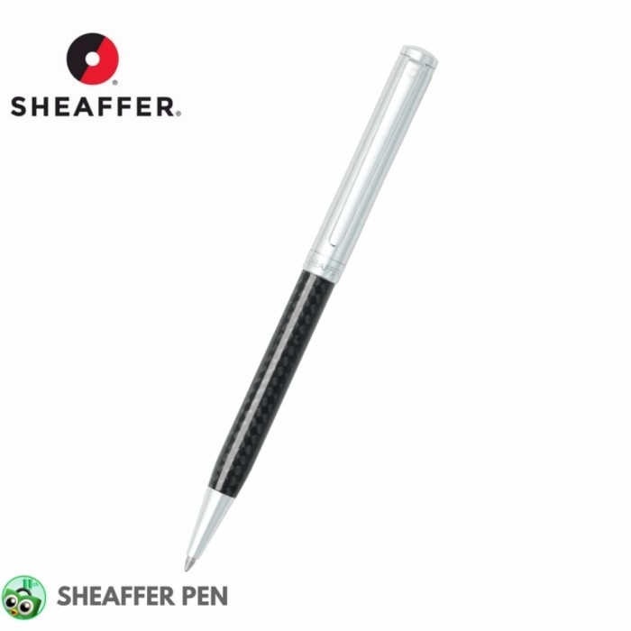 

Sheaffer Intensity Carbon Fiber Barrel, Bright Chrome Cap Ballpoint