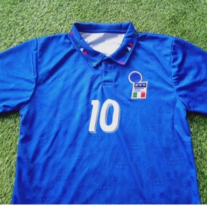 Terbaru Italy 1994 World Cup Home Jersey