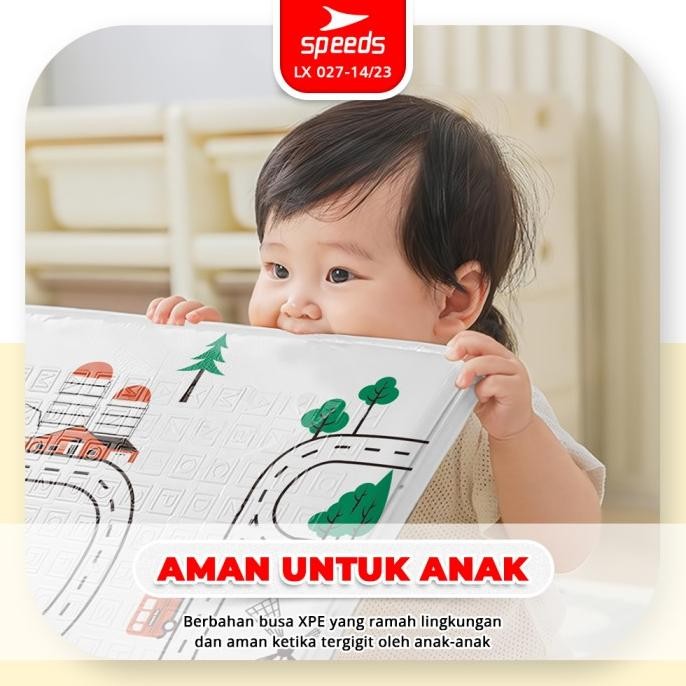 Miliki Speeds Playmat Anak Bayi Playmate Lipat Xpe Karpet Alas Baby Tidur 027