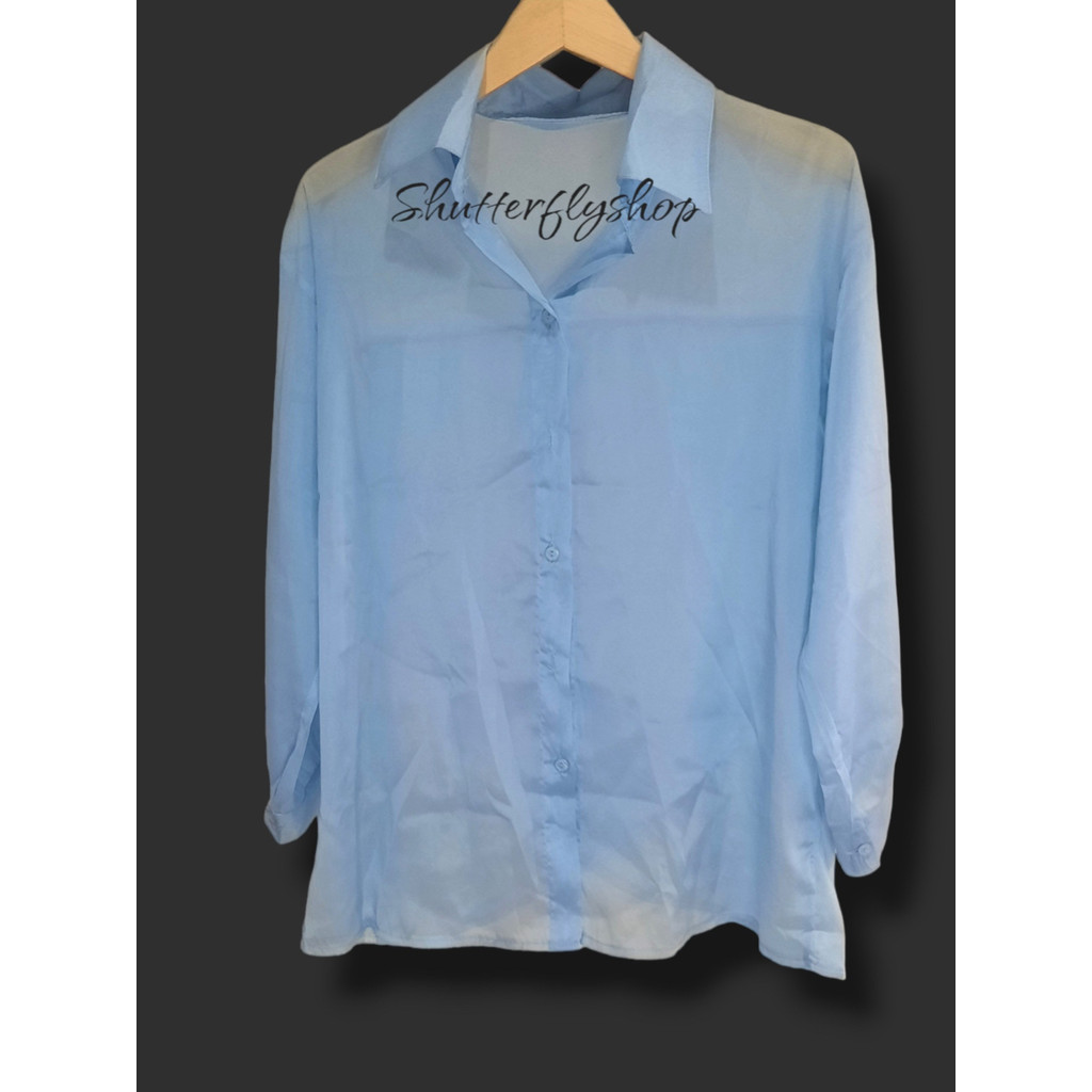 Kemeja Transparan Big Size