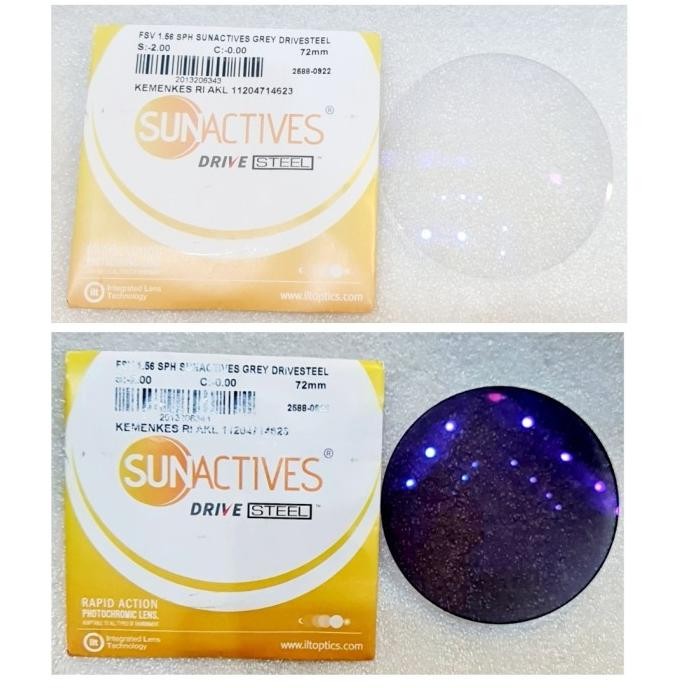 LENSA KACAMATA FSV BLUECHROMIC DRIVE SUNACTIVES DriveSteel ILT NIKKEI Terlaris