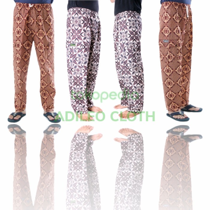 [ Paket 4 Pcs ] Celana Batik Boim Putih Pj[ Sonia/Cardova/Dll] Dewasa