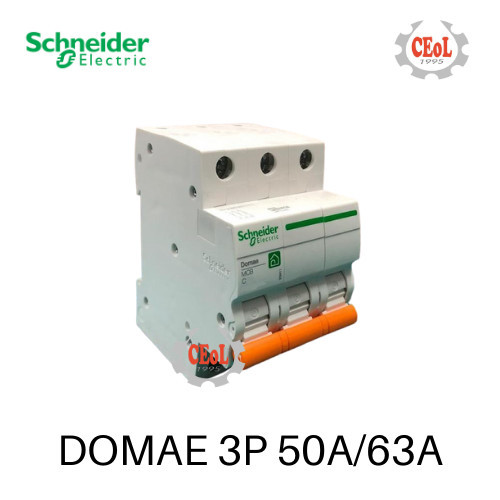 Mcb Domae 3Phase 50A/63A , Mcb Schneider 3Pole 50A / 63Amper