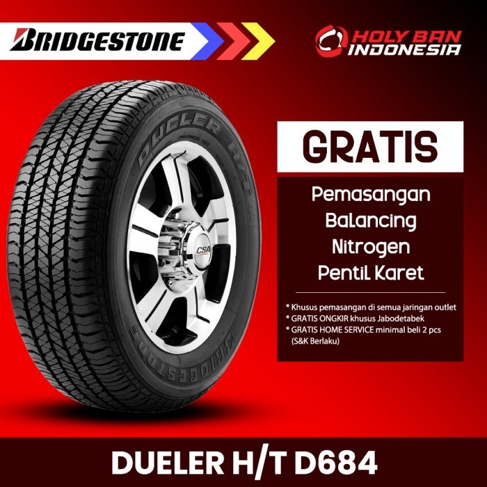 BRIDGESTONE 265/60 R18 110H DUELER H/T D684