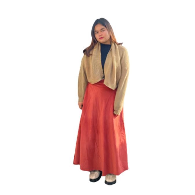 Rok corduroy basic A-line / rok corduroy panjang / Rok Maxi corduroy / Terlaris