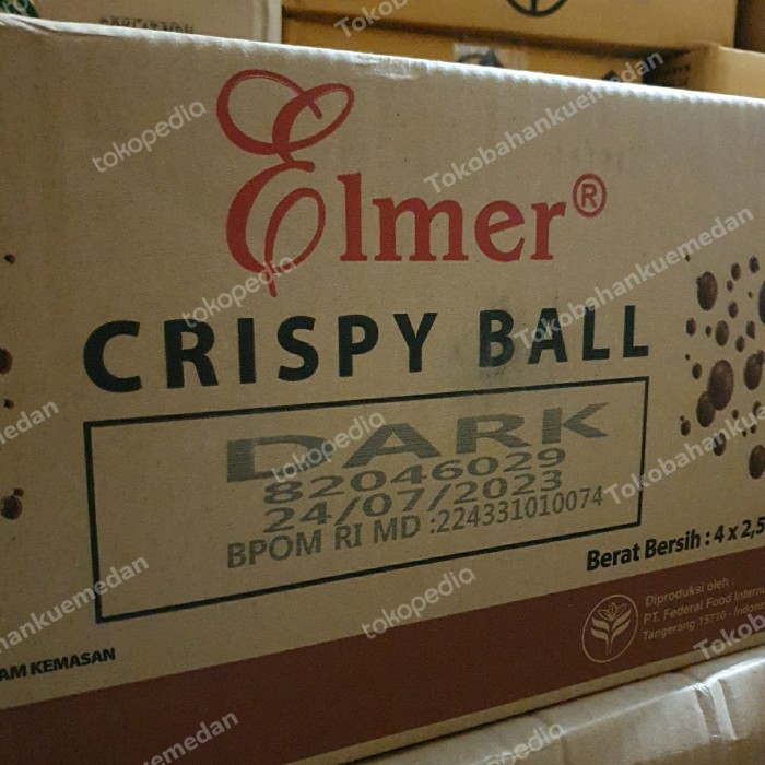 

Elmer crispy ball dark ( 4box @2,5kg )