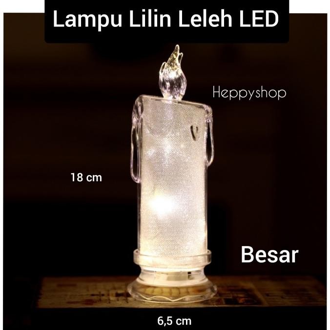 """] Lampu Lilin Leleh LED Dekorasi Natal